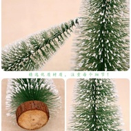 Mini Snow Christmas Tree Pine Tree Table Christmas Tree Cake Topper