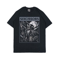 Metal t-shirt Satanic Distro t-shirt Men Women Black SIXCISSORS 666 VIKING