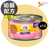 WELLNESS - [12罐] - Complete Health 營養系列 - 幼貓 主食罐 - 3oz / 85g (9019)