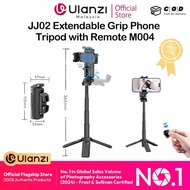 Ulanzi JJ02 Extendable Grip Phone Tripod with Remote Selfie Stick Tripod for Phone Shooting Vlog Vid