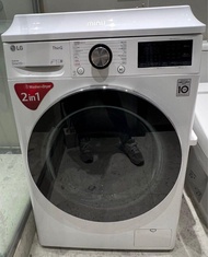LG 樂金 F-C1208V4W 8.0/5.0公斤 1200轉 人工智能直驅式變頻摩打 洗衣乾衣機