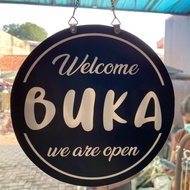 Acrylic Signage Open Close Acrylic Open Close (Round)