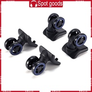 WIN 4Pcs Pack Trolley Caster Replacement Suitcase Luggage Box Wheels Double Row