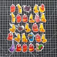 READY STOCK Happy Birthday Cake Topper Cupcake Larva Decoration Set Party Accessories Banner Hiasan 