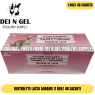 1 BOX UNAHCO Dextrolyte LACTA 5g Sachet | Poultry & Gamefowl Electrolyte & Energy Booster |