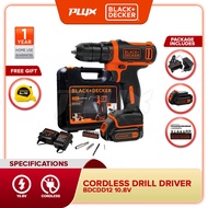 BLACK &amp; DECKER BDCDD12K 10.8V Cordless Drill Driver (BDCDD12)