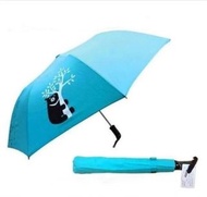 「股東會紀念品」中鋼 黑熊傘 雨傘 自動傘 折傘 自動鋼骨二折傘 輕量化 彈性佳 不易斷
