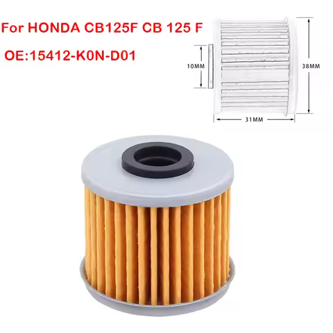 1pc Motorcycle Accessories Oil Filter Cleaner Engine Replacement Parts OE 15412-K0N-D01 For HONDA CB