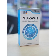 ELDON NUTRITION Nuravit Capsule (30's x 3) - Alpha-Lipoic Acid (ALA), B vitamins (B1, B6,B9 & B12), 