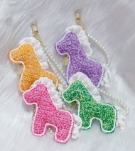 Irene時光女神~織夢系列珍幸運小馬手工編織珍珠吊飾