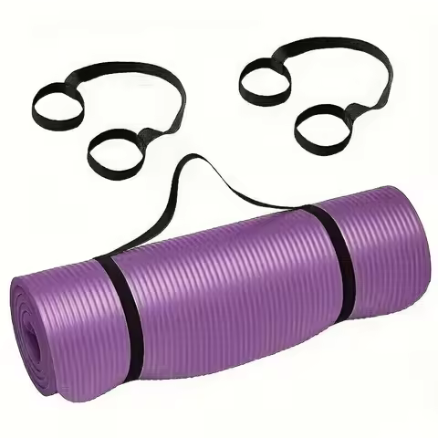 1pc Yoga Mat Storage Belt with Elastic Band-Adjustable Yoga Mat Holder,Portable Yoga Mat Organizer w