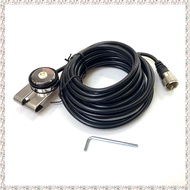(ROTS) N-2 5M NMO to PL259 RG-58 Coax Cable Antenna Cable NMO Mount for Car Truck Amateur Radio Mobi