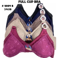 Full Cup Underwear No Iron/Span Thick Fabric 36B-46B Quality Lace Bra 2009