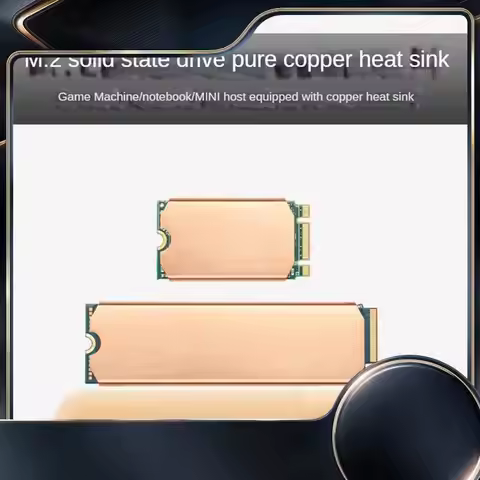 Copper M.2 SSD Heatsink Hard Disk Cooler With Thermal Solid State Disk Radiator 0.5Mm For M.2 2242 N