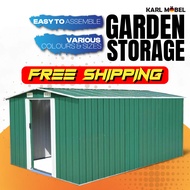 Backyard Storage Outdoor Metal Shed Garden Storage large setor laman Besar outdoor Garden Shed Cabin