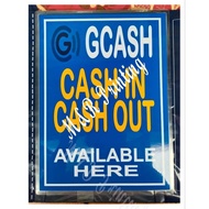 Gcash Cash in cash out laminated signage