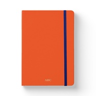 A5 Lined Orange Soft Cover Notebook