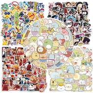 50PCS New Anime Stickers Sumikko gurashi cartoon Stickers Pokémon Cute  Stickers for Laptop Skin Trunk Cup Car Kawaii Decal