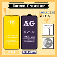 OPPO 9D Screen Protector F7 F9 F11 PRO A5 A9 A15 A16 A12 A54 A92 A93 A94 A71 A57 A73 RENO 5F 6 7 7Z Anti Blue Matte Tempered Glass