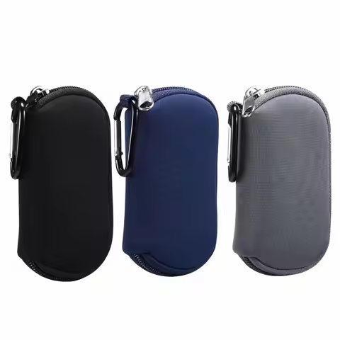 Neoprene Shockproof Mini Storage Bag Belt Clip Bluetooth Earphone Case For Airpods Pro 2 3 4 i12 TWS