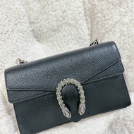 Gucci 經典酒神包黑色中號