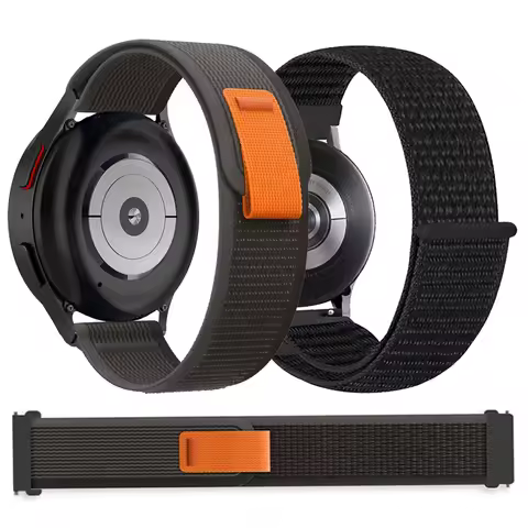 Nylon loop Strap For TicWatch Pro 3 Ultra E3 E2 S2 Pro X GTW 2021 Bracelet for huawei watch band GT 