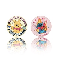 Stitch Chilli Crab & Winnie the Pooh EZ-link Charm Round (Exp: Feb 2030)