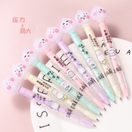Alat Tulis Pensil Mekanikal Ayam Mangga Comel 2B Pensil Kartun Pelajar Boleh Ditarik 0.5/0.7mm