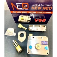 NEWNEO V88 RIM LOCK / NEWNEO V88 HIGH QUALITY STEEL PORT LOCK SET