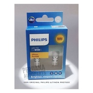 Led Bulb PHILIPS T10 W5W WY5W 12v Yellow Amber Small Light Turn Signal Twilight Plate No Original Original Contents 2 Bulbs