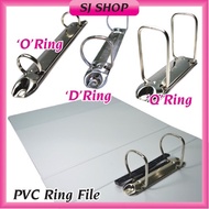 A4 2D PVC Ring File | PVC File | White File | 2D File | A4 File | Fail Putih | Fail Kulit Keras / Fa