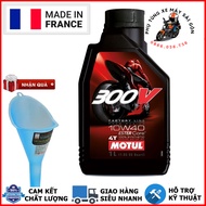 Nhớt MOTUL 300V FACTORY LINE 10W40 (Tem 3 lớp) Nhập khẩu Pháp [Mua 5 tặng 1 phểu]