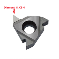 Pcd diamond tools 11IR AG55 AG60 16ER AG55 threading carbide insert screw cnc indexable lathe tools thread turning cutter 1PC