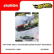 HW_ FPY86 - 936U C. CULTURE AERO CUSTOM 70 CHEVY NOVA GRN 26 - DIECAST