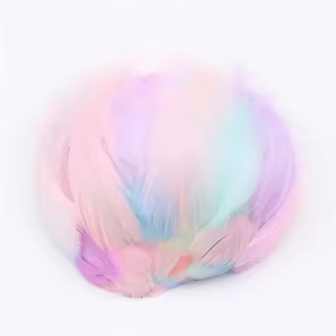 100PCS Fluffy Natural Goose Feathers 4-7cm 7-11cm Wedding Dress Decoration DIY Craft Dream Catcher F