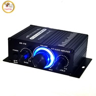 AK170 Mini Audio Amplifier 40W 12V Speaker PC Car Vehicle Powerful Sound Amp Home Stereo Amplifier 2 Channel Integrated Stereo Power Amplifier HiFi Audio Amplifier For Home Theater System