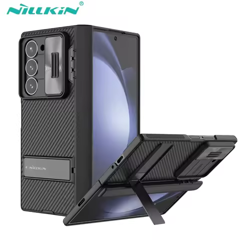 Nillkin For Samsung Galaxy Z Fold 6 Case CamShield Folding Case With Kickstand Lens Protection Back 