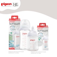 PIGEON SofTouch Wide Neck Glass Nursing Bottle