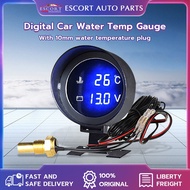 Selling【Spot goods】🔥 9V-36V  Voltmeter Temperature Sensor 2 in 1 Round LCD Digital Car Truck Moto Wa