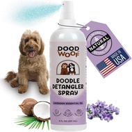 Dood Woof Dog Detangler  Spray for Doodle - All Natural, No Silicone, No Paraben, No SLS - Goldendoo