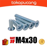 100pcs JF Bolts M4X40 mm Plus Screwdriver Bolts M4x40mm Plus Bolts M4 x 40mm