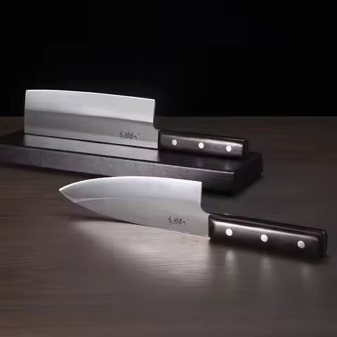 5Cr15 Stainless Steel Kitchen Knife Japanese Sushi Sashimi Fish Knife Razor Sharp Blade Wood Handle 