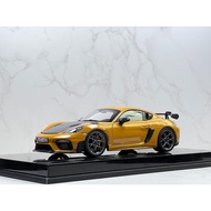[Out] NOREV Norwell 1/18 Porsche Carman 718 GT4 RS Alloy Car Model 1/18 Racing Gold Color Wheel Hub 
