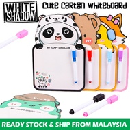 Kids Hanging Erasable Whiteboard Cartoon Animal Graffiti Writing Board 儿童涂鸦画板 Papan Tulis Melukis - 
