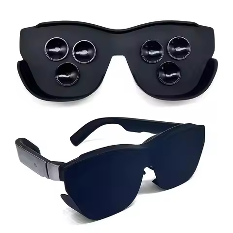 For Rayneo Air3/Air2/Air3s and for Xreal one/one pro/Air2 Black Screen Protector Shade Silicone Lens