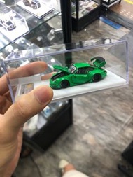 PGM 1:64 Porsche RWB 993 全開 green 綠色