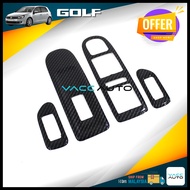 Volkswagen VW Golf MK6 Carbon Fiber Windows Switch Panel Cover Trim Cover for Golf MK6 2008 - 2012 V