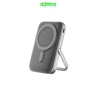 IDMIX MagSafe磁吸無線行動電源10000mAh-灰 ID-Q10Pro-GY