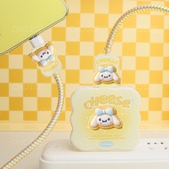 Cute Cartoon Set Charger Case 18W 33W 44W For VIVO  V21b s12/s10/x60/x50/x30 pro Charger Protector v