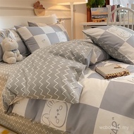 Buy Single Quilt Cover Pure Cotton Quilt Single Quilt Cover Cotton Dormitory Piece 150x200 Single 18